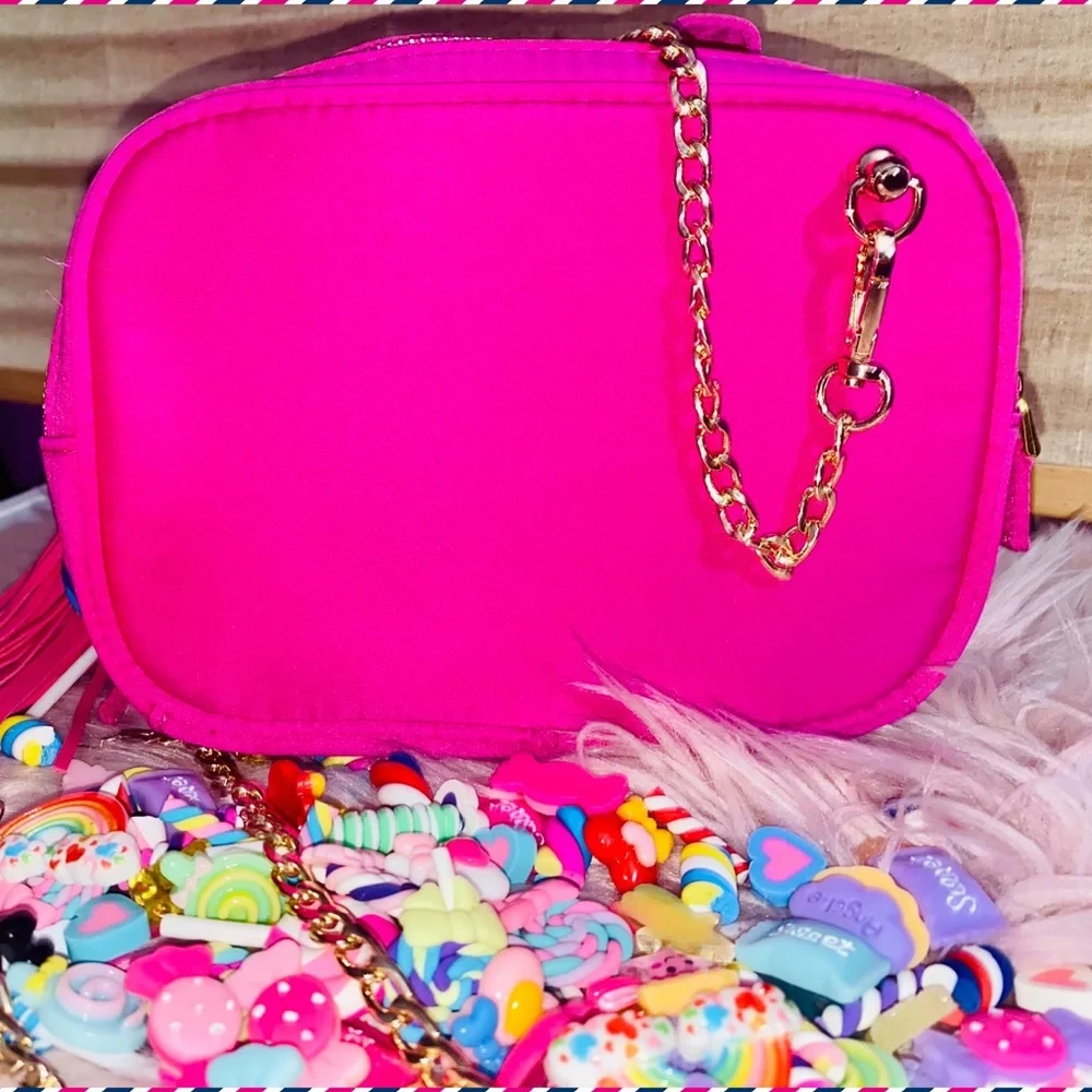 Authentic Prada Candy 🍭Cosmetic Case - Turned Into Crossbody Bag - Picture 5 of 13